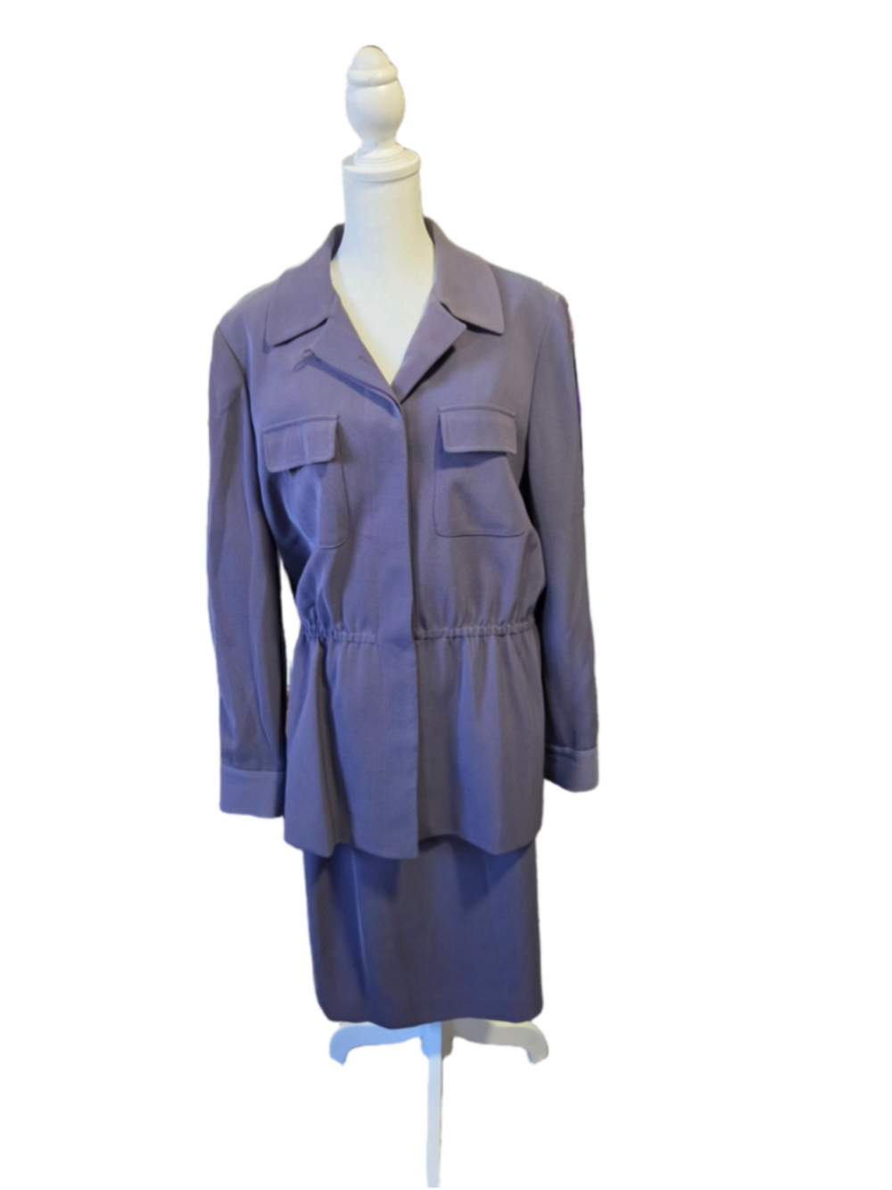 Women's Jones New York Utility Jacket Suit Set, Size 12, Purple